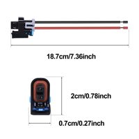 Connecteur d'injecteur de carburant LS Truck pour Mini Delphi Multec 2 Jetronic EV1 pour Chevy Silverado Suburban 1500 Yukon XL FJ10062
