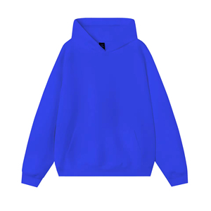 Sweat à capuche pour homme à manches longues avec logo personnalisé en gros, tissu polaire surdimensionné de 550 grammes, 100% coton, motif uni, imprimé tendance - Product Image 4