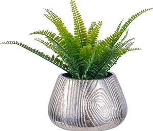 High Quality Handmade Metal Silver Decorative <b>Pot</b> Planter Customized Size <b>Small</b> Garden Ware Home Floor Usage Wholesale Low Price - Product Image 5