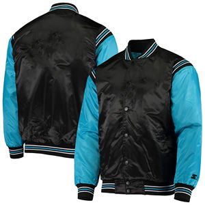 Pedido personalizado directo Chaqueta de satén de buena calidad Etiqueta privada Venta caliente para la temporada de invierno universitaria Precio - Product Image 1