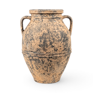 Grand pot de fleurs en terre cuite vernissée avec trou de drainage et système d'auto-arrosage pour sol, style européen, argile écologique, 1 gallon - Product Image 2