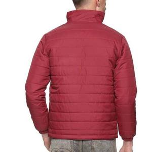 Chaquetas de bombardero para hombre, chaquetas de invierno ligeras y ajustadas acolchadas con letras, chaquetas de calle con cremallera completa acolchadas de nailon y poliéster - Product Image 2