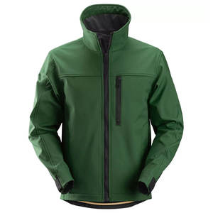Veste Softshell à fermeture éclair complète pour homme Vestes de haute qualité Veste Softshell à col montant et respirante imperméable de qualité supérieure - Product Image 1