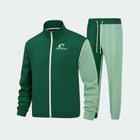 Survêtement d'hiver pour homme Ostriya de qualité supérieure, 100% coton, col montant, décontracté, uni, grande taille, personnalisable