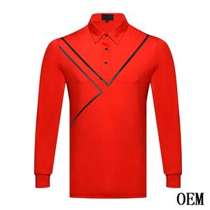 เสื้อยืดผ้าฝ้ายโพลีเอสเตอร์แขนสั้นสำหรับผู้ชายเสื้อโปโลลำลอง - Product Image 6