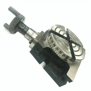 Table rotative de 3 pouces 80mm H/V profil bas ayant 4 fentes de fraisage avec plaque arrière - Product Image 4