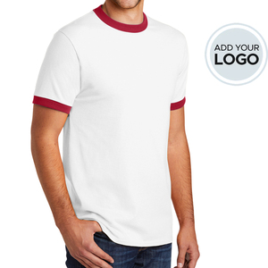 Camiseta Ringer para hombre, camiseta de manga corta de Color sólido, camiseta ajustada informal, camisetas transpirables de moda de verano, camisetas - Product Image 3