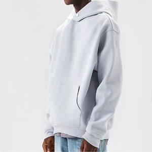Vente chaude 500 Gsm Logo personnalisé sweats à capuche pour hommes haute qualité poids lourd ample surdimensionné polaire XS taille avec motif imprimé - Product Image 2