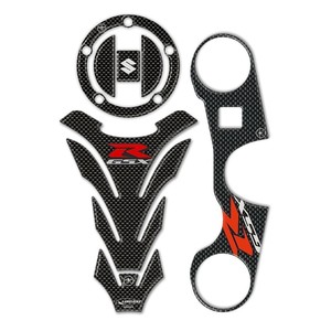 Kit Adesivi Protettivi 3D Compatibili per Moto Suzuki GSX-R 600-750 (2006-2016) - Adesivi Serbatoio - Product Image 1
