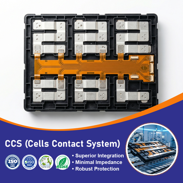 Factory Direct Supply Plug and Play EV Battery Pack BMS Integration CCS Cell Contact System with High Efficiency Connector