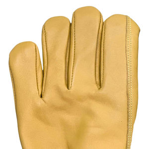 Guantes de conductor de invierno de cuero de oveja con pulgar trapezoidal y forro polar-Térmico Casual y uso diario Durable y flexible - Product Image 5