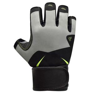 Guantes de Levantamiento de Pesas Unisex Personalizados de Medio Dedo, de Cuero Sintético, Transpirables, Antideslizantes, Sublimados, de Colores Mixtos, para Fitness - Product Image 1