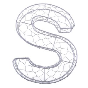 Letras del alfabeto de alambre de hierro de Metal negro moderno Signo de letras del alfabeto de la A LA Z para la decoración de la Mesa de la sala de estar del hogar - Product Image 5