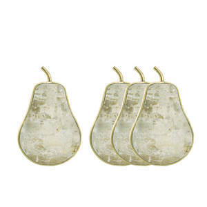 Latest Design <b>Marble</b> <b>Coasters</b> Handcrafted Indian Decor <b>Marble</b> & Metal <b>Coasters</b> Walnut Contemporary Style and Premium Design 2025 - Product Image 2