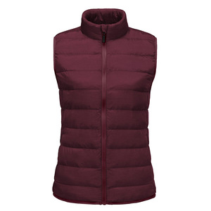 Ropa de calle transpirable burbuja Puffer chaleco deportes invierno al aire libre sin mangas calidad única Puffer chaleco para mujer - Product Image 1
