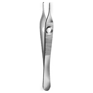 Fórceps de tejido ADSON profesional dientes rectos delicados 1x2 120 mm 4,34 "fórceps de bayoneta fórceps médicos Adson - Product Image 4