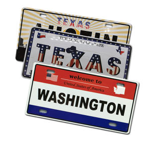 Cadeau touristique en métal d'impression de logo personnalisé <span class=keywords><strong>aimant</strong></span> de réfrigérateur souvenir de <span class=keywords><strong>plaque</strong></span> d'immatriculation des Émirats arabes unis - Product Image 4