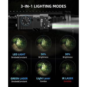 ไฟสปอร์ตไลท์ EZshoot แบบเลเซอร์ IR 3-in-1 คอมโบ 1600 ลูเมนส์ อะลูมิเนียม ชาร์จไฟได้ พร้อมรีโมทสวิตช์ - Product Image 3