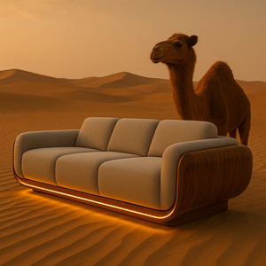 Sofá Seccional Modular Moderno Convertible en Sillón Reclinable, Comprimido al Vacío, Tapizado, para Sala de Estar de Apartamento o Villa - Product Image 2