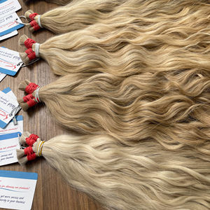 100% extension de cheveux humains vietnamiens cheveux ondulés et raides disponibles en stock maintenant personnaliser la couleur prête à expédier - Product Image 3