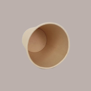 Gobelets jetables biodégradables de 8oz, gobelets en papier compostables en bambou pour le café et les boissons pour les fêtes, 50 pièces avec logo personnalisé - Product Image 1