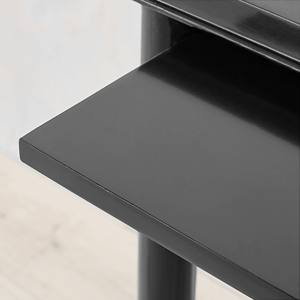 Nightstand วัสดุไม้สีดำสำหรับบ้านโรงแรมห้องนอนเฟอร์นิเจอร์ดีไซน์สุดหรู - Product Image 3