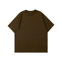 Logo personnalisé T-shirt court Boxy Fit T-shirt ample à épaules tombantes T-shirt respirant pour hommes