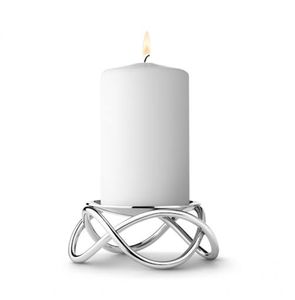 Handmade <b>Silver</b> Cool Candle Holder for Home Party Celebration Miniature Home Decor Art Gifts for Christmas - Product Image 4