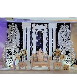 การตกแต่งเวทีแต่งงานในวังสีขาวธีมร่วมสมัยสไตล์แคนาดาเวทีแต่งงานดีไซน์ทันสมัย - Product Image 1