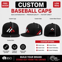 Gorra Snapback Personalizada de 6 Paneles con Visera Plana, Gorra de Béisbol Bordada de Algodón, Ajustable, Unisex, OEM, ODM, Venta al Por Mayor