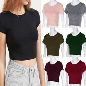 Top des tendances femmes t-shirt confortable respirant ajusté léger vente chaude femmes t-shirt avec en gros - Product Image 1