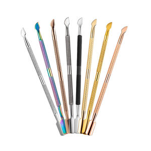 Stakles en acier inoxydable Poussoirs à cuticules Dissolvant de vernis à ongles Grattoir Ongles Manucure Outil PAR INNOVAMED - Product Image 2