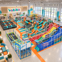 Structure de jeu intérieure commerciale pour enfants : Aire à balles, Parcours Ninja, Manège, Piste pour tout-petits, Haute densité, Personnalisable, pour Centres d'Activités Familiales (CAF)