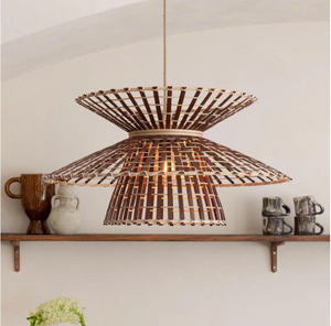 Lámpara Colgante de Bambú Versátil con Diseño de Eficiencia Energética y Materiales Naturales, Apta para Compras al por Mayor - Product Image 3