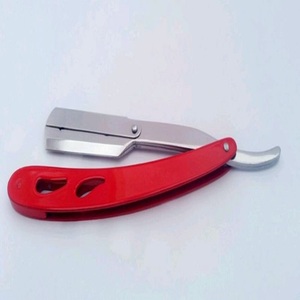 Rasoir professionnel droit à bord unique en acier inoxydable pour hommes et femmes, rasage, outils de barbier, rasoir d'épilation pliable - Product Image 4
