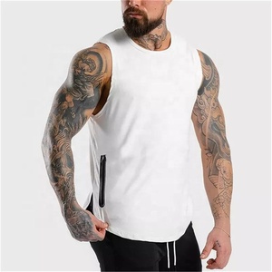 Custom Basketball Fitness <b>Tank</b> <b>Tops</b> <b>Men</b> Stringer Sport Wear Zipper <b>Tank</b> <b>Top</b> Logo Gym Wear <b>Tank</b> <b>Tops</b> <b>for</b> <b>Men</b> - Product Image 3