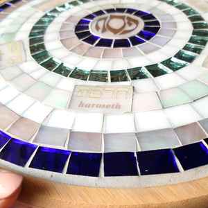 Bandeja otomana de madera de nogal moderna con asas Bandeja de servicio para decoración de sala de estar Idea de regalo para el hogar - Product Image 2