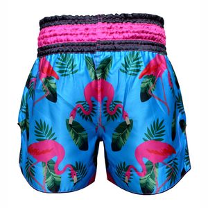 กางเกงขาสั้นมวยไทยสำหรับมวยไทยและการฝึก MMA สำหรับออกกำลังกายในยิมชุดศิลปะการต่อสู้กำหนดโลโก้ได้เอง - Product Image 4