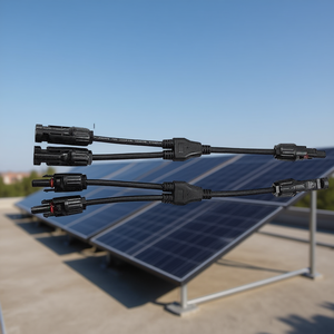 Connecteur solaire MC4 en Y à trois voies, mâle et femelle, pour panneaux photovoltaïques et autres connecteurs - Product Image 3