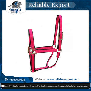 Best Buy Véritable Qualité Western Selle Équitation Nylon Halter Fait à la main en cuir PP et PVC Corde Halter - Product Image 6