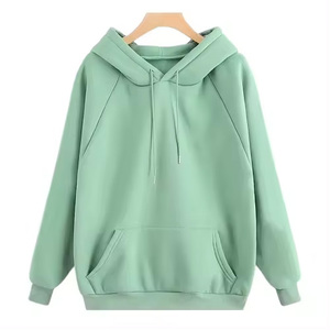 top quality Customize Cotton Fleece Women Hoodie and sweatshirt custom Gsm solid color hoodie dress women's Hoodies - Product Image 1