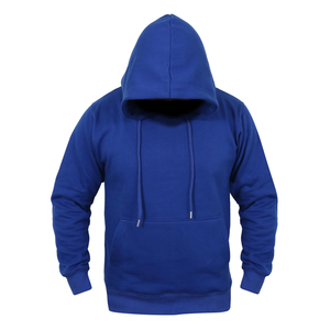 2025 personnalisé solide bleu Royal gros sweat à capuche fabriqué en usine 100% coton polaire pull à capuche hiver sweat - Product Image 1