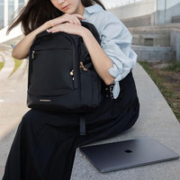 Meilleur article Sac à dos unisexe pour ordinateur portable Sac à dos imperméable en nylon et néoprène textile