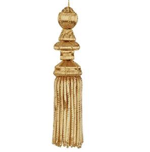 Decorative <b>Tassels</b> Cotton Silk Wool Fringe <b>Trim</b> for Curtains Metallic Bullion Wire <b>Tassel</b> - Product Image 6