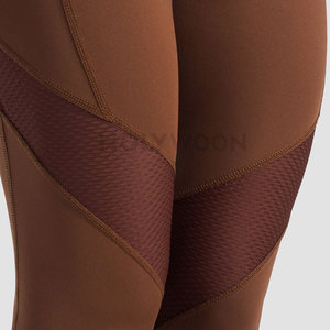 Leggings de Yoga de Cintura Alta, Estilo Moderno, Secado Rápido, Elásticos, de Spandex/Poliéster, Ideales para Entrenamiento y Ejercicio para Mujer - Product Image 6