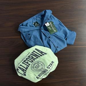 Haute qualité été solide à manches longues décontracté garçons chemise Polyester/Oxford matériel - Product Image 1