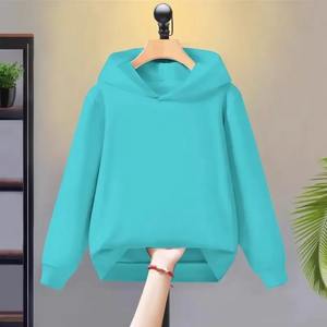 Pull en polyester et coton de haute qualité Sweats à capuche grande taille en coton Sweat à capuche solide avec logo personnalisé Sweats à capuche pour hommes - Product Image 3