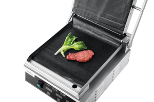 Grill électrique portable double face à clapet, plaques <span class=keywords><strong>de</strong></span> cuisson antiadhésives, pour grillades rapides en intérieur, sandwichs, steaks, burgers - Product Image 2