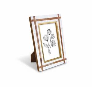 Highly Popular Elegant Handmade Eco-Friendly <b>Pine</b> MDF <b>Resin</b> Inlay Luxury Customizable Photo Frame for Stylish Home Decor - Product Image 3