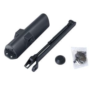 Chiudiporta con funzione di blocco apertura, Forza 4. Nero (per porte 90/120 cm.) - Product Image 4